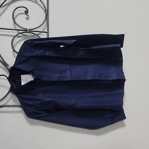 Silky button down shirt